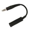 Military To Civilian Wiring Adapter Plug and Play Conventer Portable U174 HiFi Sound  PTT Pair for Civilian Headsets
