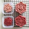 Plastic Mooncake Stamp Cute Flower Shape Mooncake Mold Festival DIY Hand Press Mooncake Cutters Pastry Decorating Gadget