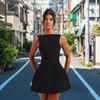 Women's Petite Sleeveless Summer Dress - Pear-Shaped, Waist-Slimming, Sweet and Simple Design