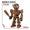 The Book of Mountains and Seas Abstract MOC Building Block Set Shark Cactus Elephant  Etc Scale Model Block Bricks Toys  Playsets Compatible With