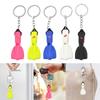 Porte-clés Palmes de Plongée en Silicone Porte-clés Palmes de Plongée Polyvalent Accessoire Suspendu pour Clés et Sacs à Dos