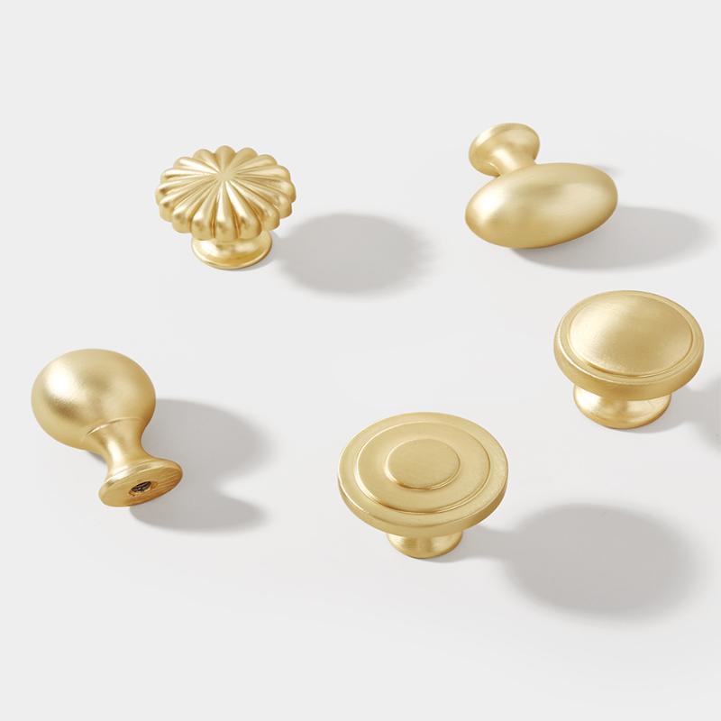 Aluminum Alloy Furniture Knobs Rustproof Waterproof Surface Classic Design for Cabinet Drawer Dresser Bathroom Kitchen Furniture