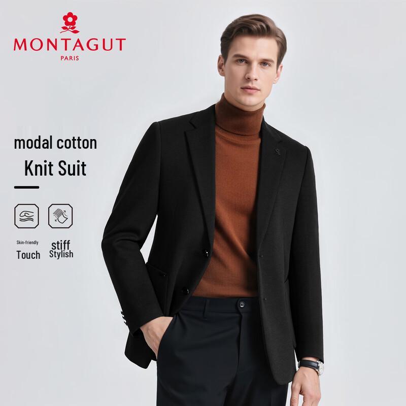 MONTAGUT Men s Modal Blend Anti-wrinkle Suit 50