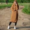 Women's Hooded Long Knitted Cardigan Coat - Autumn/Winter 2025 Collection