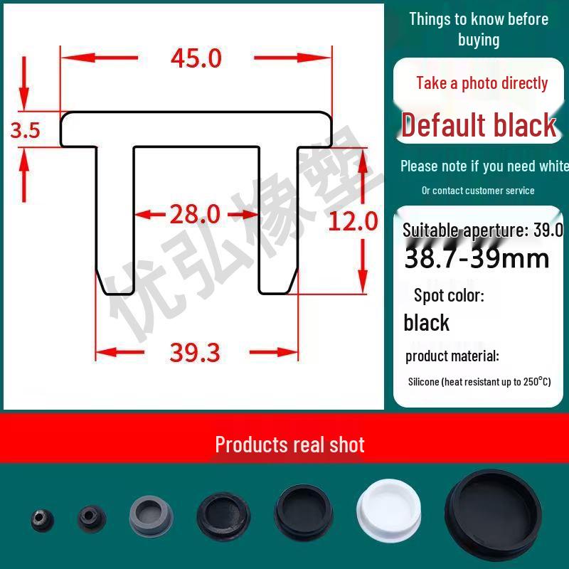 Silicone T-Shape Waterproof Sealing Plug for Round Holes
