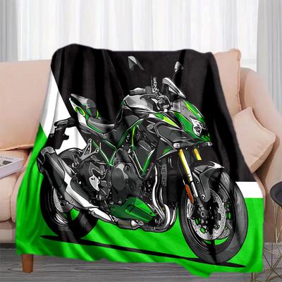 Motorcycle Blanket Perfect All Seasons Soft Comfortable Sofa Office Nap Travel Ideal Birthday Christmas Gift