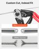 3.2 mm Wire Rope, 304.8 m Length, 316 Stainless Steel Wire Cable with Cutter, 798 kg Breaking Strength, 1 x 19 Strands Construction, Steel Cable for