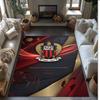 OGC Nice FC Soccer Football Pattern Soft Area Rug Non Slip Indoor Floor Carpet Sports Decor Mat for Bedroom