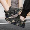 2024 spring camouflage casual shoes men's fly-woven running breathable shoes youth soft-soled lightweight non-slip sneakers