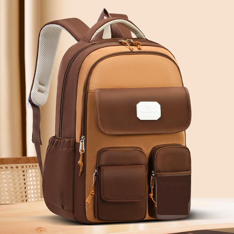 7pcs Sets Kapibala Schoolbag Students Second To Sixth Grade Children Boys Load Relief Durable Capybara Large-capacity Backpack