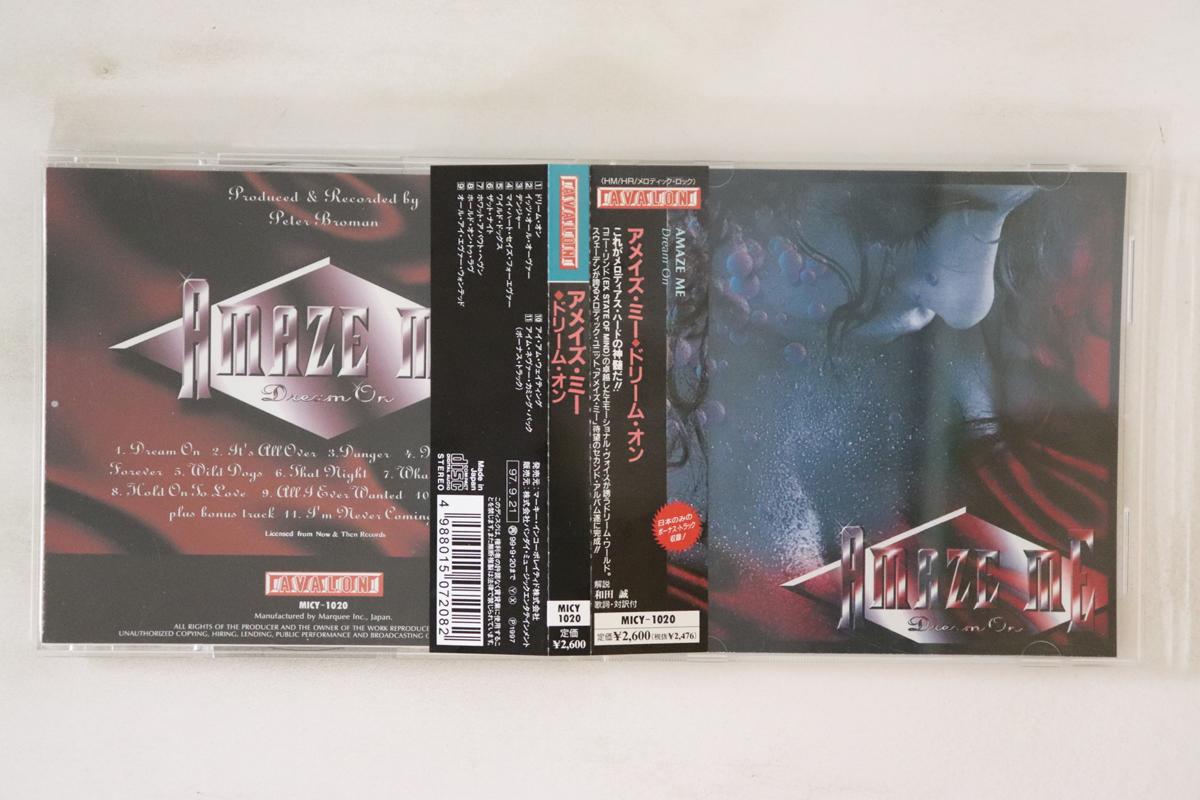 

CD AMAZE ME - Dream On MICY1020 AVALON 1997 Japan Obi Jazz Used