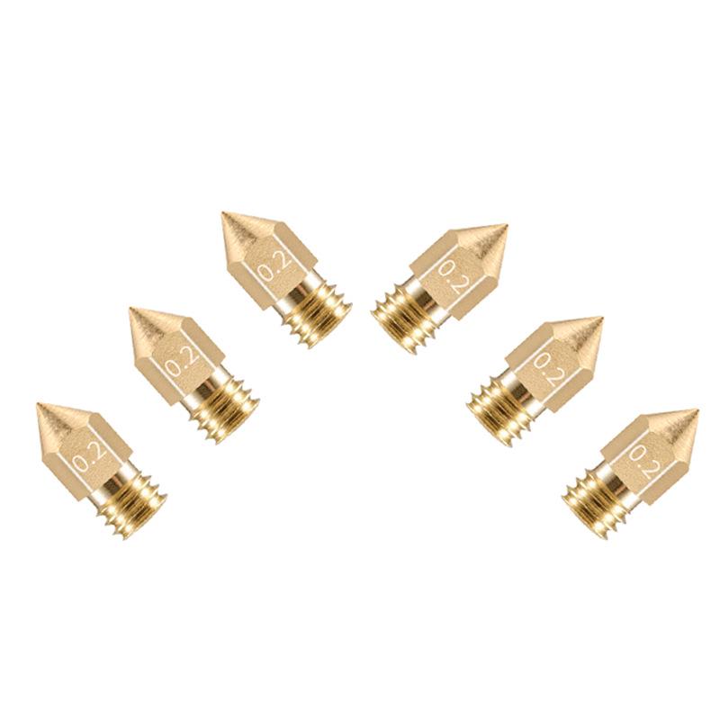 Brass MK8 Pointed Tip Nozzle for 3D Printer Engraving
