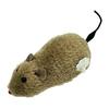 Wind-Up Mouse Cat Toy Realistic Furry Mouse Interactive Pet Toy Funny Moving Mouse for Chasing And Pouncing Play Stimulates Indoor Hunting Instincts
