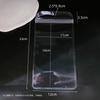 Thick Transparent Self Sealing Sack High Definition Bone Sealing Bag Jade Bracelet Accessories Storage Dust-proof Packaging Pouch with Hanging Hole