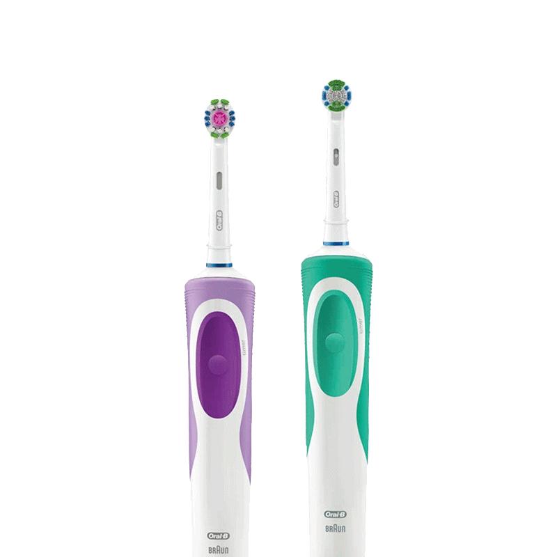 

Oral-B Vitality D12 Rechargeable Electric Toothbrush Twin Pack CN plug (adapter included)