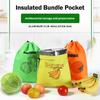 Insulated Bundle Pocket Durable Yellow Banana Storage Bags Insulated Fruit Vegetable Fresh-keep Bundle Pocket Preserve Bag