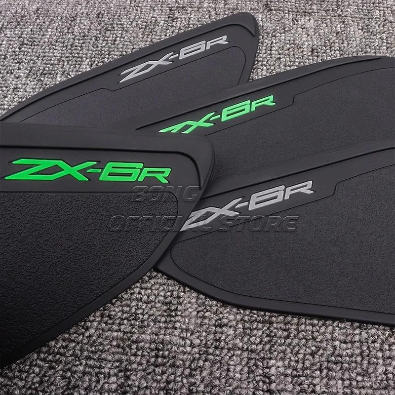 ZX-6R 2024 Motorcycle Sticker Anti Slip Fuel Tank Pad Non-Side Waterproof For Kawasaki Ninja ZX6R