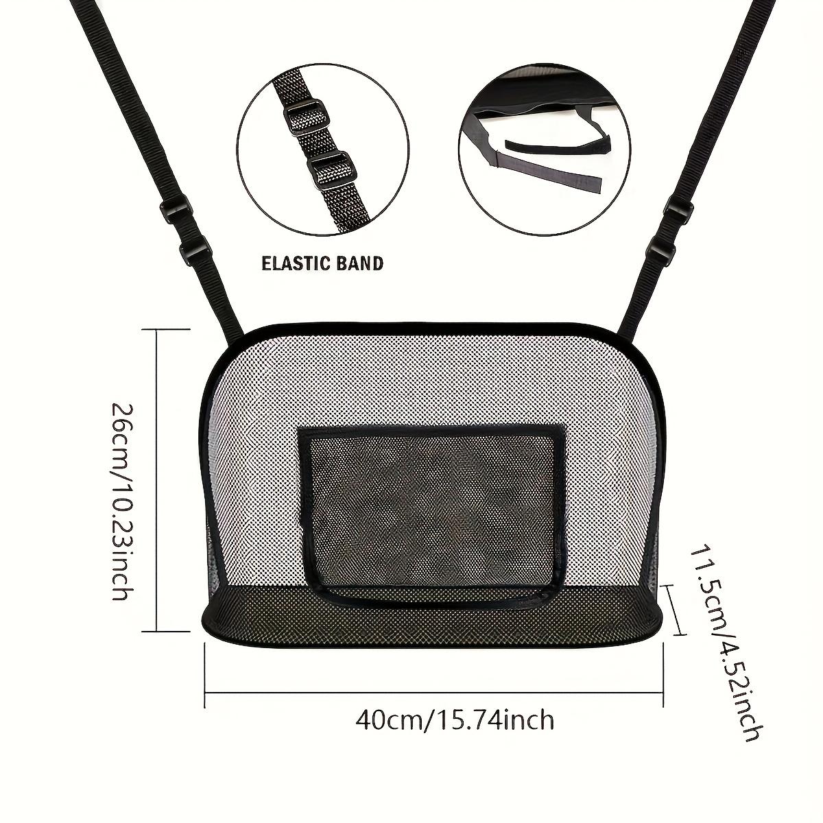 

Большой вместительный сетчатый карман для автомобильного сиденья, сумка-держатель, сетчатая задняя сумка между сиденьями, сумка для хранения, органайзер, автомобильные аксессуары чёрный