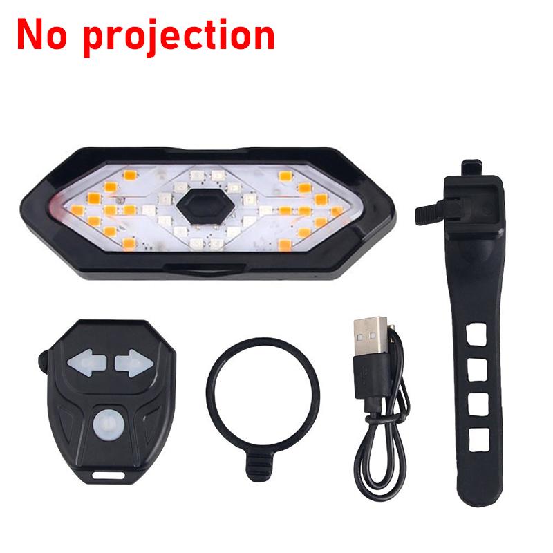 BUCKLOS Turn Signal Bike Taillight Remote Bicycle Rear Light Mtb Bike Turn Signal Tail Light Rechargeable Bicycle Rear Lights Turn Signal-2