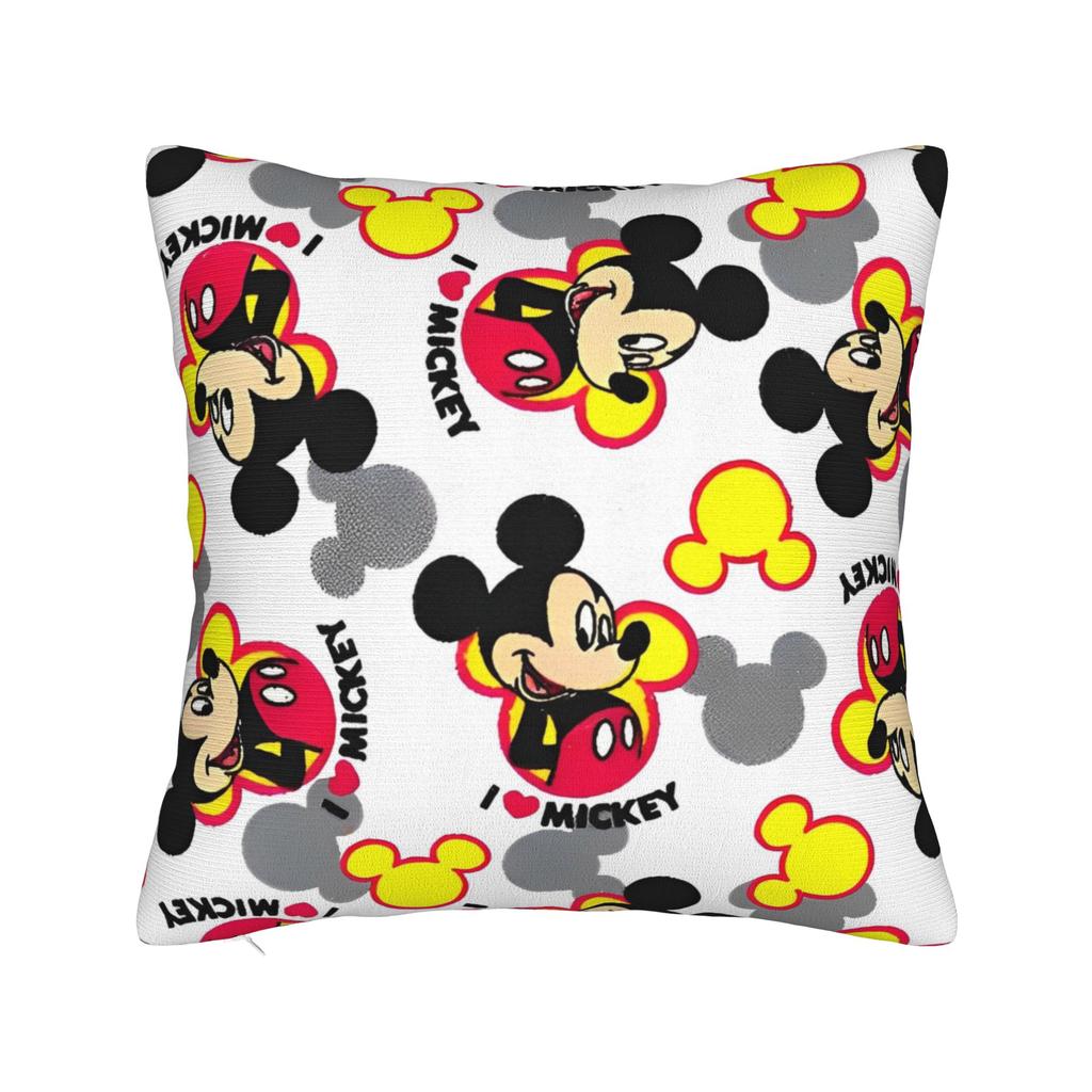 Mickey and Minnie Mouse Holiday Throw Pillow Cover Decorative Pillow Christmas Design , Customized Pillowcover Home Decor