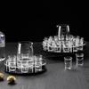 Handcrafted Whiskey and Shot Glass