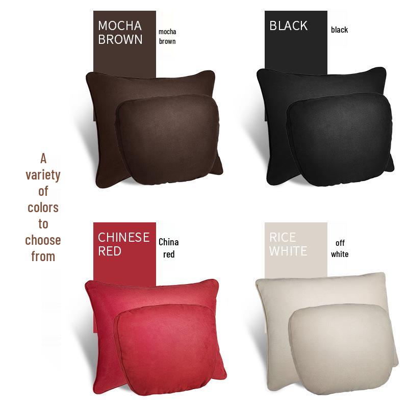 Mercedes-Benz Maybach Car Headrest & Lumbar Support Pillow Pair