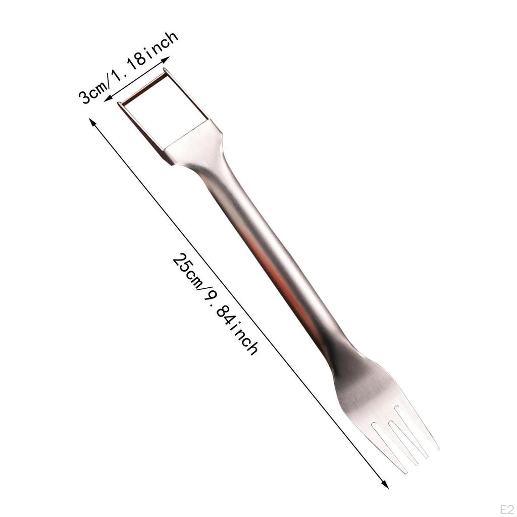 Kráječ melounu, vidlička, přenosný, letní bezpečný 2 v 1 kostka