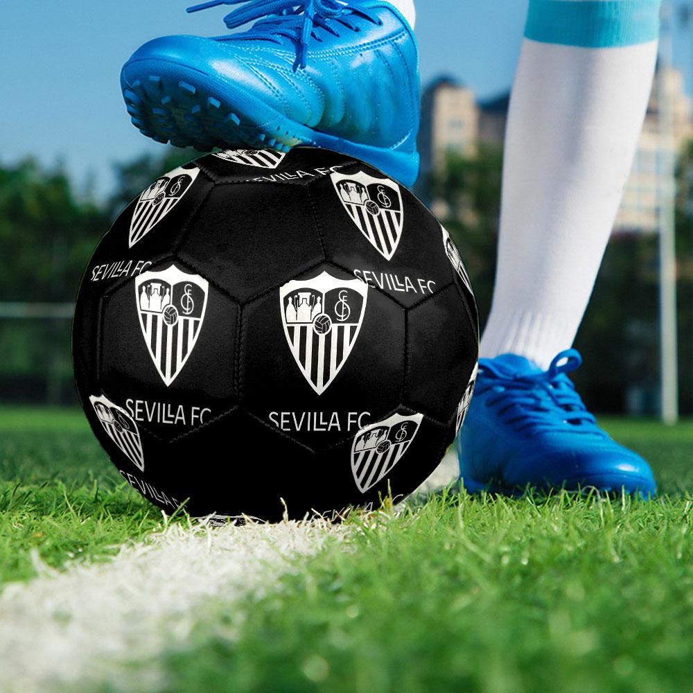 1PC Sevilla size 5 soccer ball PrahaIndoor Soccer Ball Colorful All Ages Machine Stitched PVC Competition Ready Durable High-Bounce