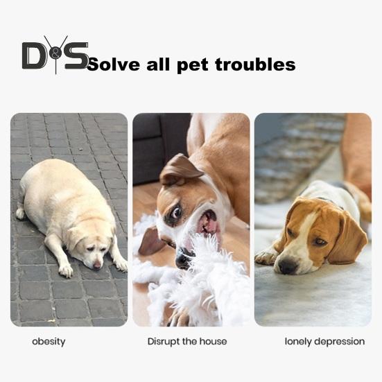 The Mellow Dog Calming Ball for Anxiety Relief Lightweight Pet Chew Toy Interactive Fetch Toy for Emotional Support