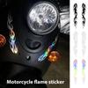 Autocolante cu flacără pentru motociclete Autocolante autocolante cu flacără reflectorizante Autocolante autoadezive pentru exterior Accesorii pentru motociclete