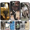 Bunte Retro-Blumen-Elefanten-Hülle für iPhone 17 Air 15 16 14 13 12 Pro Max 11 Pro Max Plus Handyhülle Coque