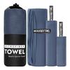 3PC Fast Dry Sport Towel Multifunctional Travel Swimming Yoga Ultra Soft Lightweight Super Absorbent Microfiber Material for Gym
