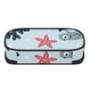Pencil Bag Zip Around Closure Large Capacity Durable 300D Polyester with Main Compartment Mesh Pocket and Pen Slots for Students