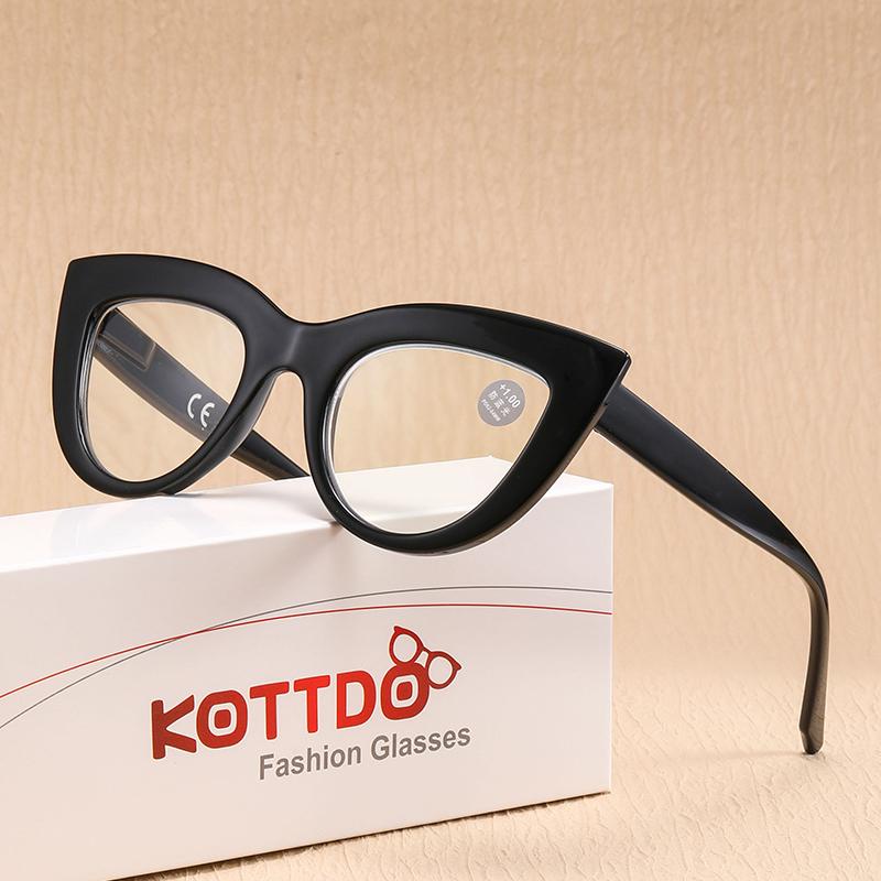 New Cat Eye Reading Glasses Women Pink Anti Blue Light Eyeglasses Presbyopia Glasses Hyperopia Optical Lenses For Read +1.0 +1.5