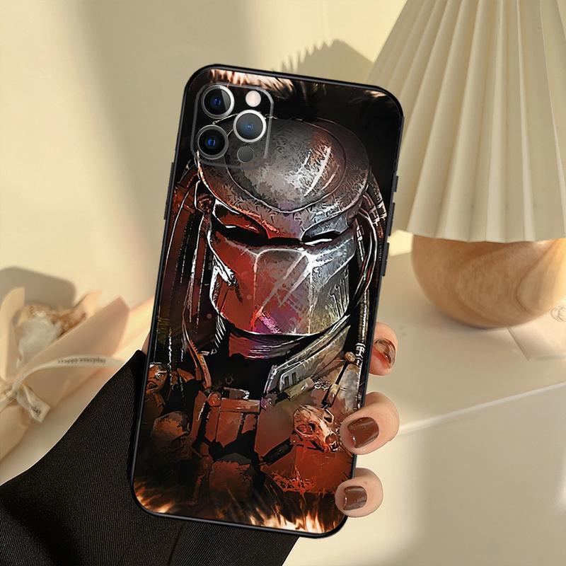 Alien Predator Phone Case For iPhone 15 14 13 12 11 16 17 Pro Max 13 mini 15 16 Plus 16e 17 Air Cover Funda