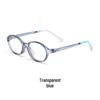 Children's Ultralight Transparent Eyeglass Frame with Soft Nose Pads for Boys & Girls (Model 89213ET)