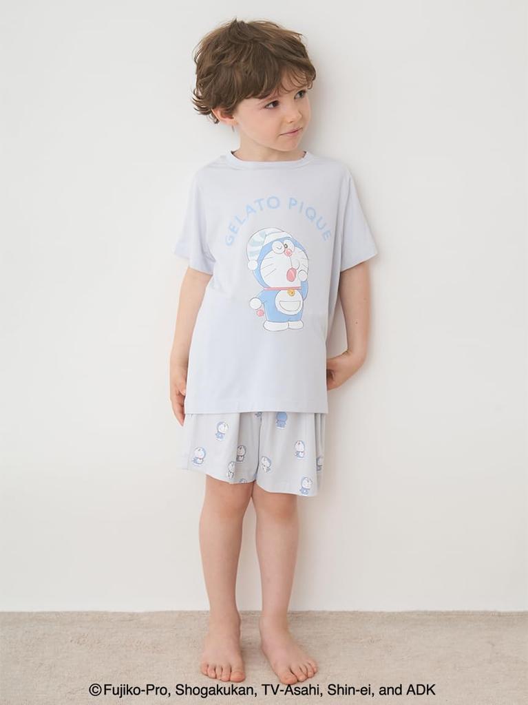 Gelato Pique Doraemon Print Shorts PKCP254411 BLU Kids' All-Over