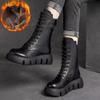 Herbst und Winter Plus Samt Martin Stiefel Damen Weichbesohlte Martin Stiefel Einfarbig Dickbesohlte Kurze Stiefel