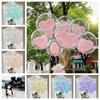 Love Bobo Balloon Set Heart Shaped Latex Balloon Transparent Bobo Balloon Proposal Birthday Shower Wedding Decoration Decoration