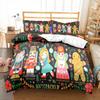 Nutcracker Duvet Set Three-Piece Cartoon Royal Guard Bedding Set Quilt Cover