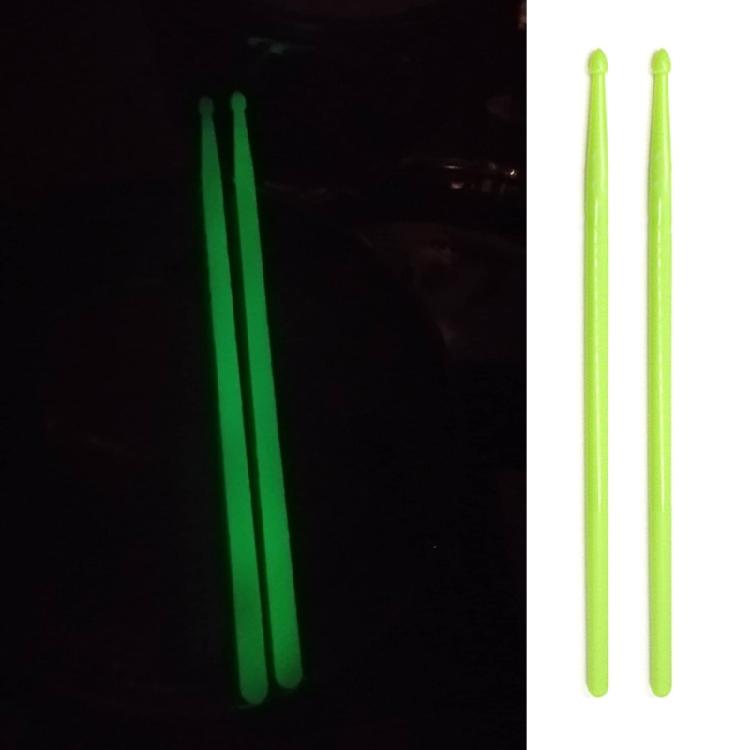 5A Nylon Drum Sticks Cool Fluorescent Drum Sticks Glow in The Dark Drumsticks