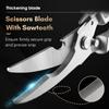 Kitchen Shears Heavy Duty Kitchen Scissors Stainless Steel Food Cooking Scissors for Meat Chicken