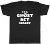 I'm A Ghost Act Scared Halloween Mens Unisex T-Shirt Tee Gift