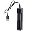 USB Smart Einzelschacht-Ladegerät 18650 Lithium-Ladegerät Kleiner Ventilator Taschenlampe Akku-Ladeadapter Mit Kontrollleuchte