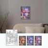 Beautiful City Night Lamp Narrow Bezel Atmosphere Lamp LED Night View Light Painting  Room