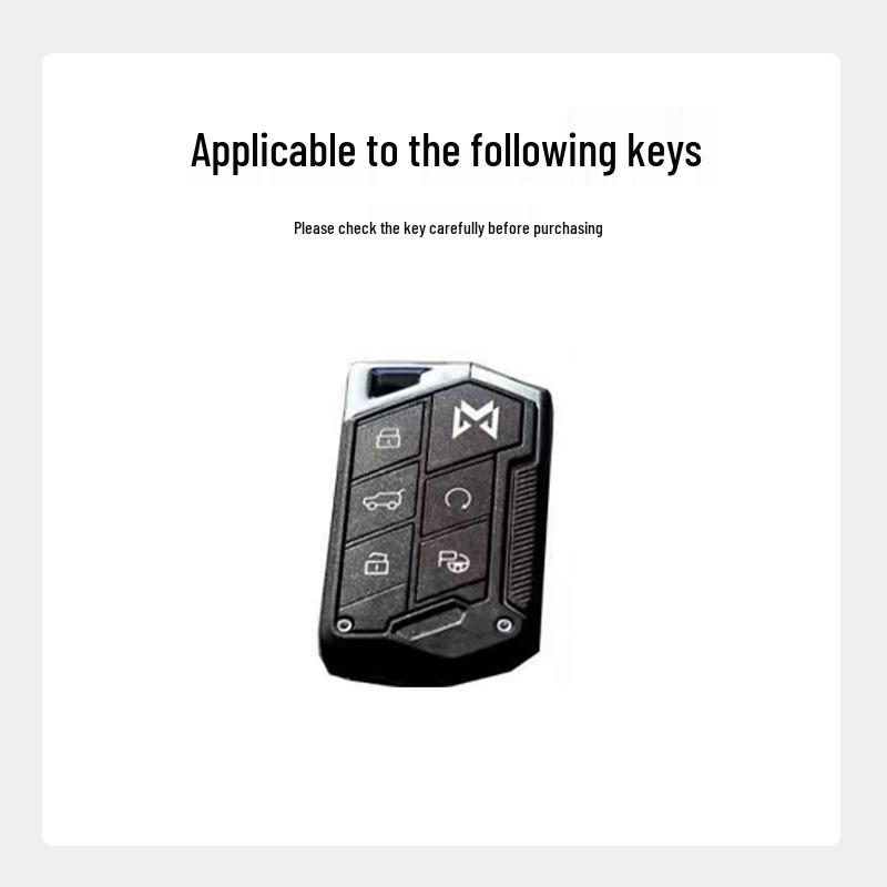 Mengshi 917 Schlüsselabdeckung & M800 Off-Road Metall-Leder-Schnalle, High-End für Männer & Frauen