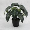 Faux Potted Plant Realistic Artificial Green Plant Long-lasting Potted Monstera Plant