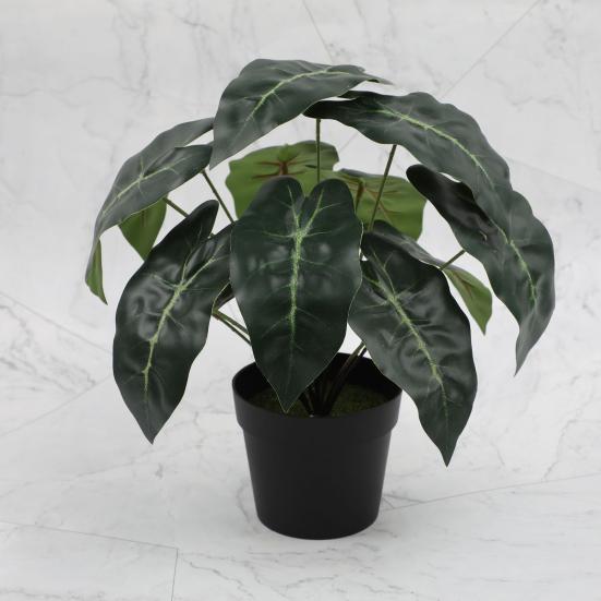 Faux Potted Plant Realistic Artificial Green Plant Long-lasting Potted Monstera Plant