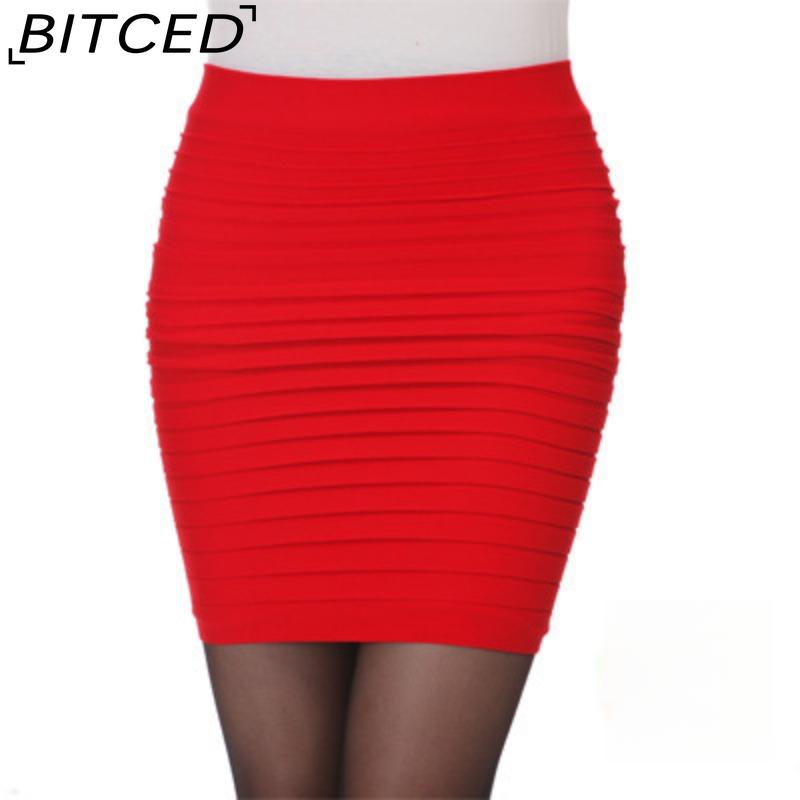 BITCED Women's Fashion Casual Solid Color Print Summer Spring Skirt Trousers&Pants