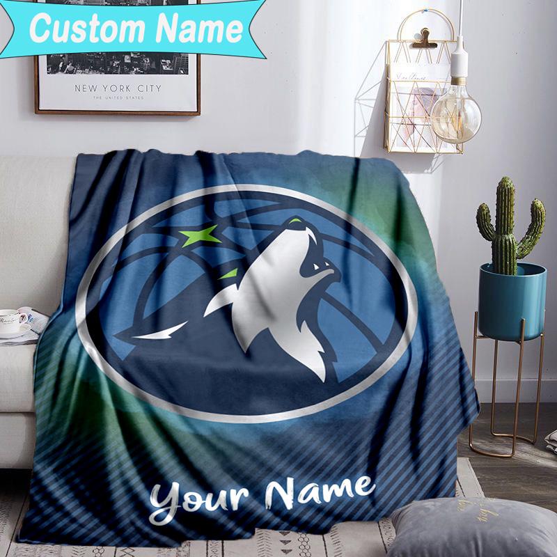 Custom Name Blanket Minnesota Logo Blanket Bedding Blanket for Travel, Camping, Living Rooms, Offices, Sofas, Fan Christmas gift